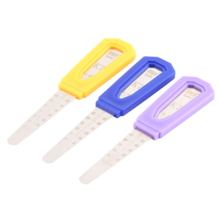 Spahr K7 0.1 / 0.08 / 0.06 mm 不銹鋼尺子手機拆卸手動工具