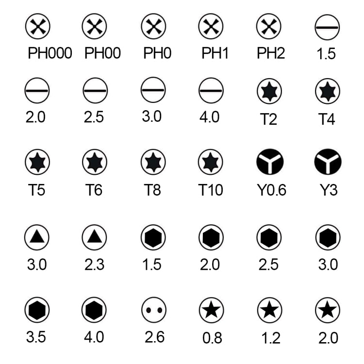 32合1多功能維修手動工具螺絲刀工具套件