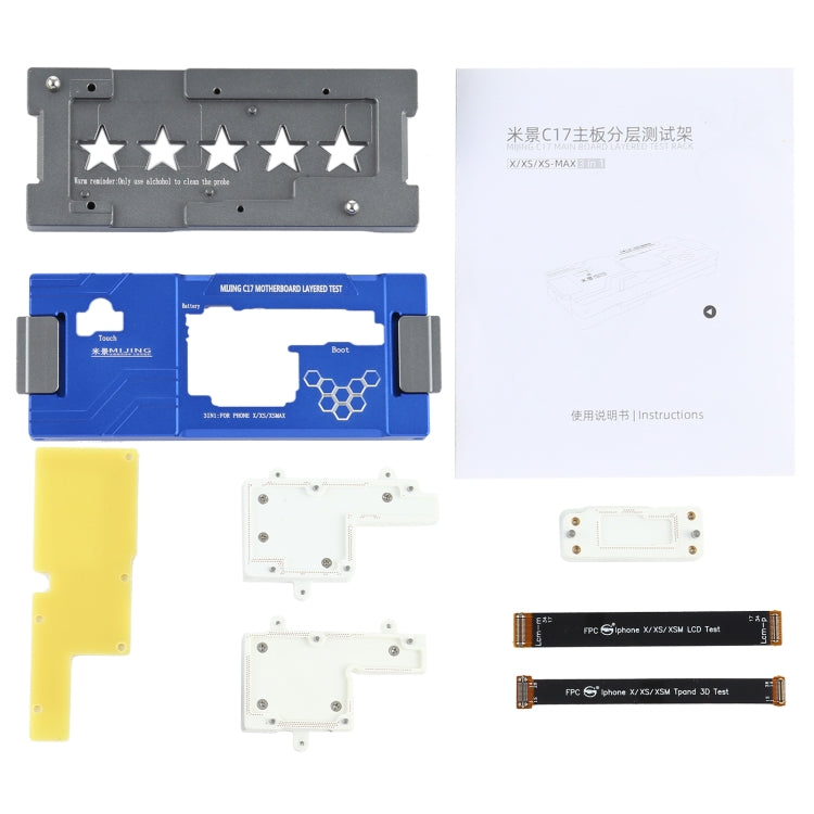 MiJing C17 主板功能測試夾具適用於iPhone X / XS / XS Max