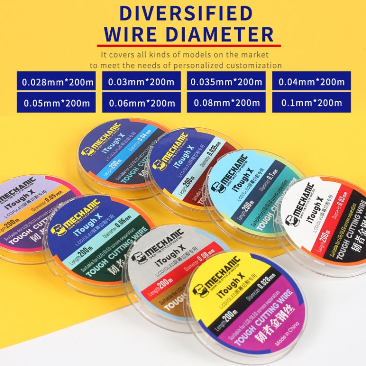 MECHANIC iTough X 200米 0.03毫米液晶屏切割線