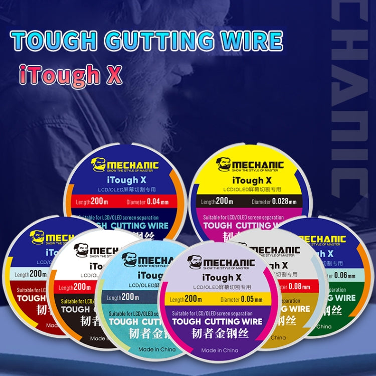 MECHANIC iTough X 200米 0.035毫米液晶屏切割線