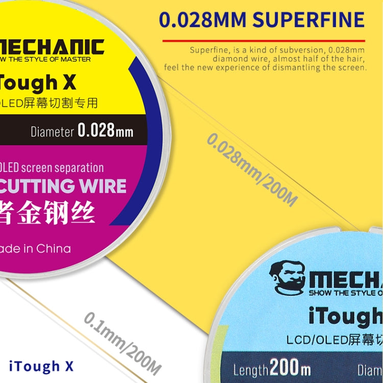 MECHANIC iTough X 200米 0.035毫米液晶屏切割線