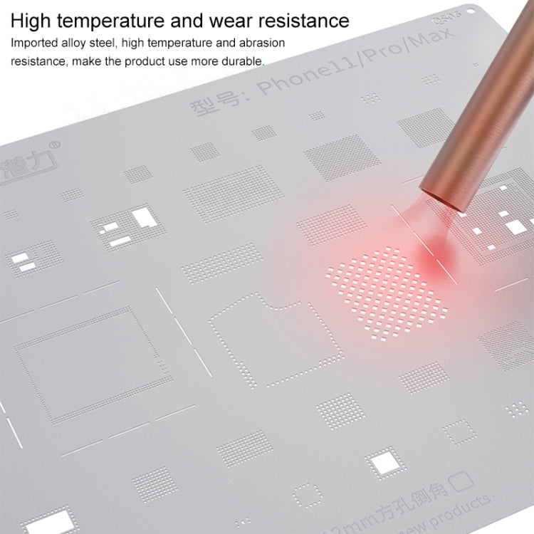 Qianli 大黃蜂植錫板植錫板適用於iPhone X/8/8 Plus