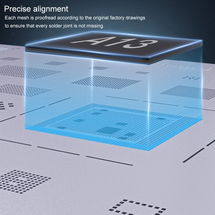 Qianli 大黃蜂植錫板植錫板適用於iPhone X/8/8 Plus