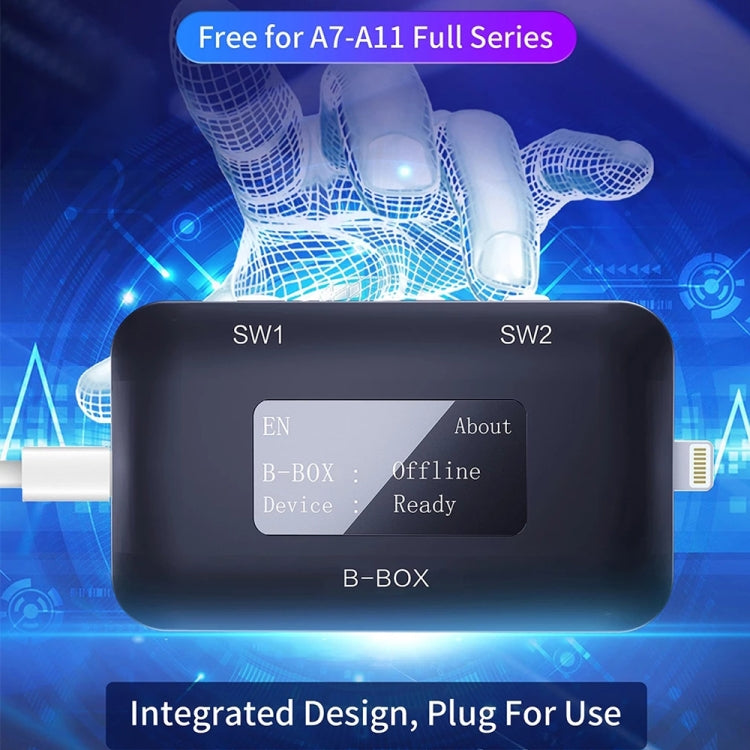 B-BOX 適用於iPhone 7-11 硬盤讀取寫作更改SN編程帶1.3英寸屏