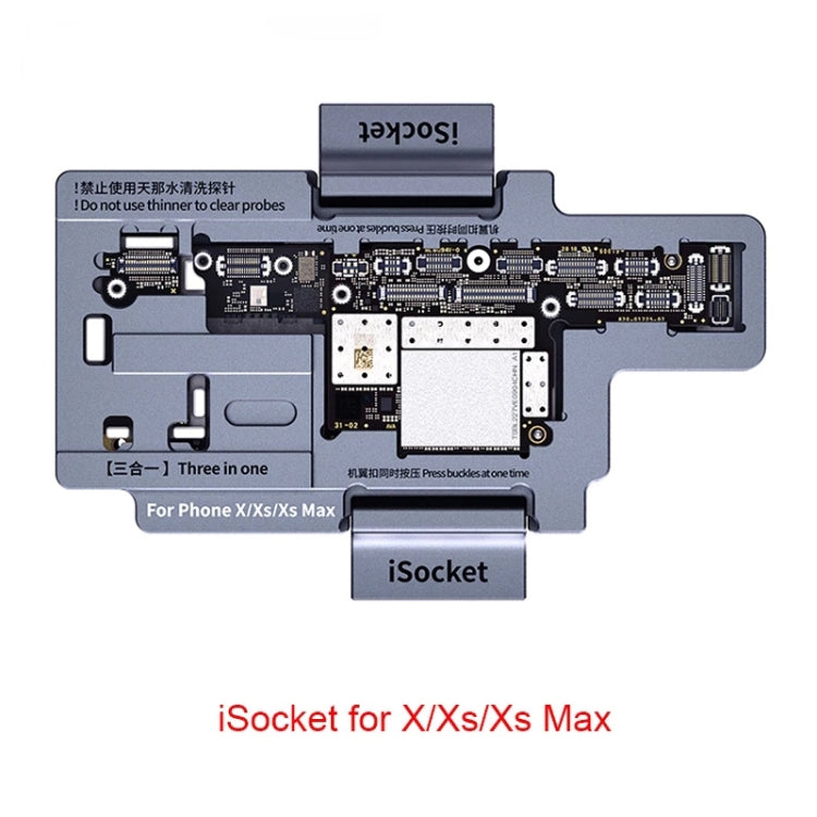 Qianli iSocket 3合1主板分層測試夾具適用於iPhone X / XS / XS Max