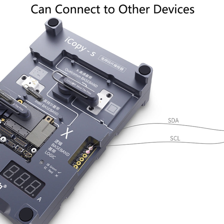 Qianli iCopy-S 4合1雙面碼片測試架 適用於iPhone 6 / 6 Plus / 6S / 6S Plus
