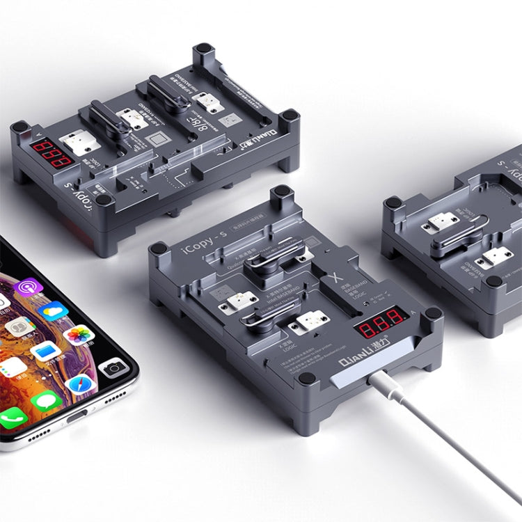 Qianli iCopy-S 4合1雙面碼片測試架 適用於iPhone 7 / 7 Plus / 8 / 8 Plus