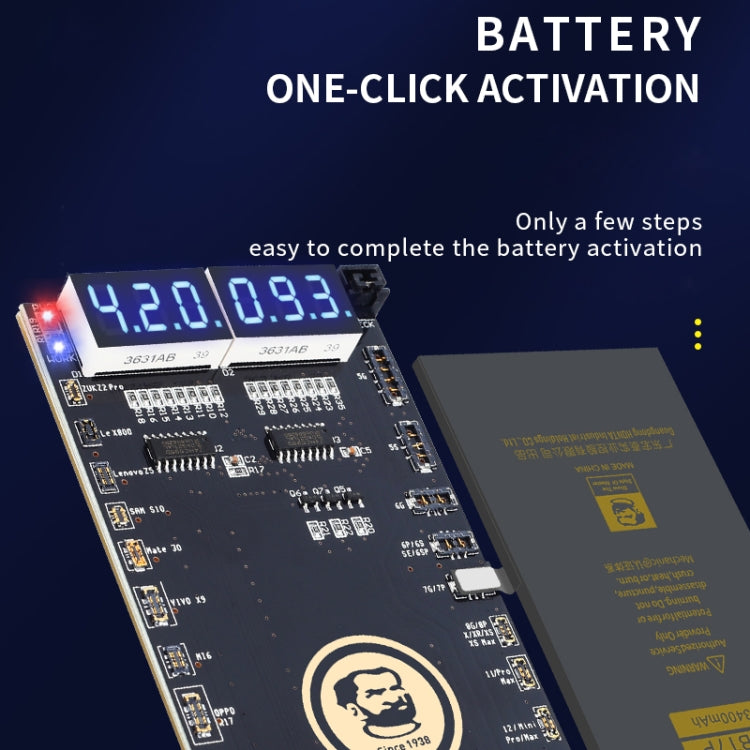 Mechanic BA27 電池激活檢測板 適用於 iPhone 5-13 Pro Max / Android 手機