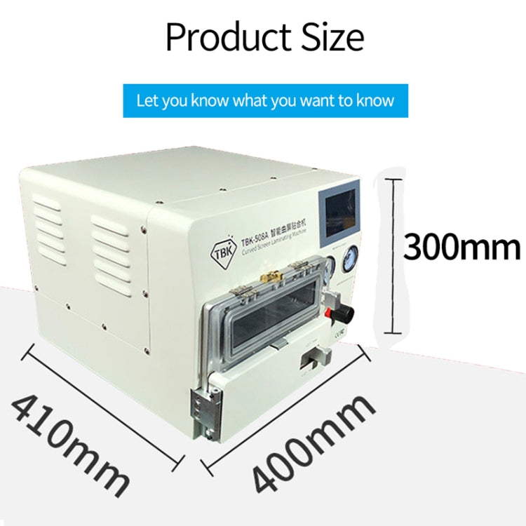 TBK TBK508A 14寸 液晶屏幕 真空分離OCA覆膜除泡一體機 帶四套模具