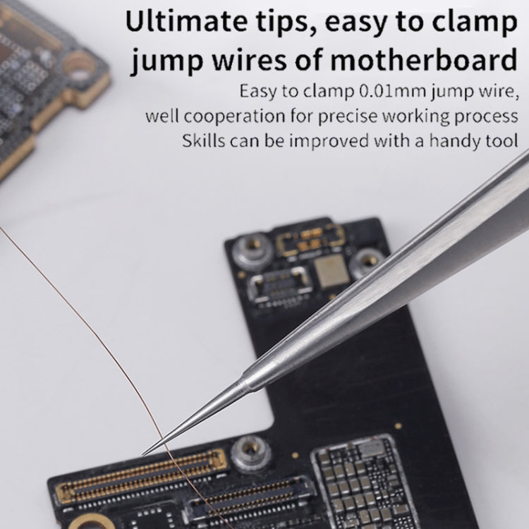 Qianli iNeezy YK-02 不銹鋼加厚鑷子尖頭鑷子