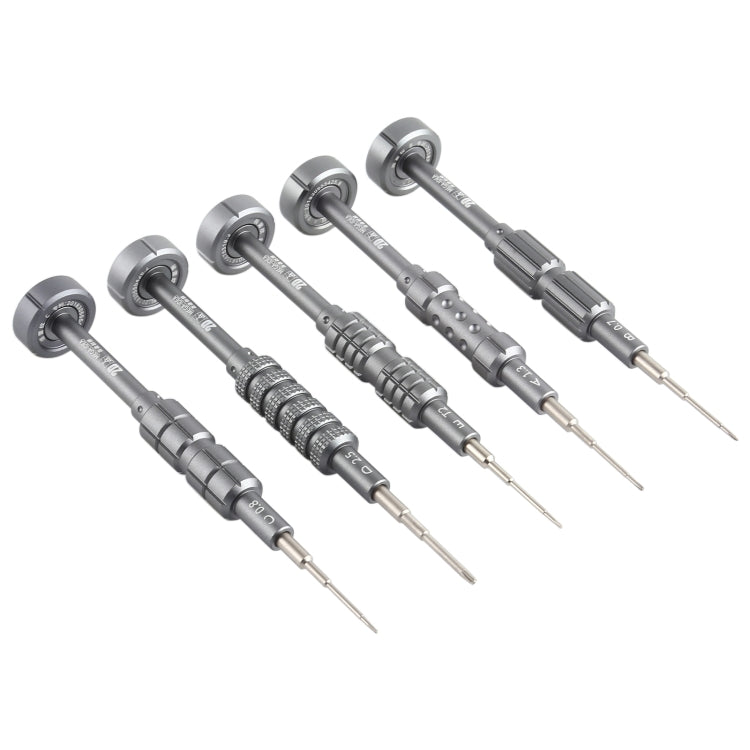 QIANLI 5合1  多功能2D手雷紋磁性螺絲刀套裝, 2D