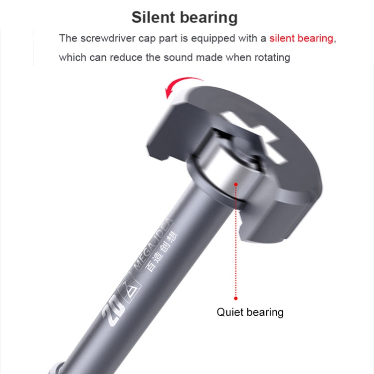 QIANLI 5合1  多功能2D手雷紋磁性螺絲刀套裝, 2D