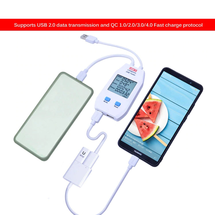 UNI-T USB電壓表電流表測試儀UT658DUAL, UT658DUAL