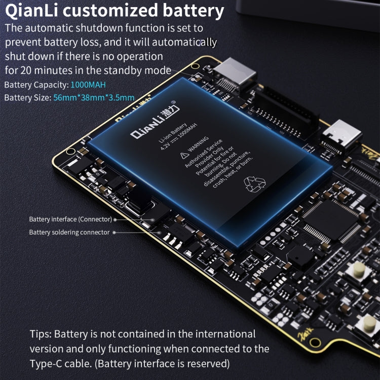 Qianli 阿波羅星際一號多功能修複檢測儀適用於iPhone 11/11 Pro Max/11 Pro/X/XS/XS Max/XR/8/8 Plus/7/7 Plus, Restore Detection