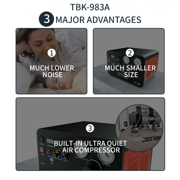 TBK-983A 內置泵自動點膠機灌膠機，美規, TBK-983A (EU Plug), TBK-983A (US Plug)