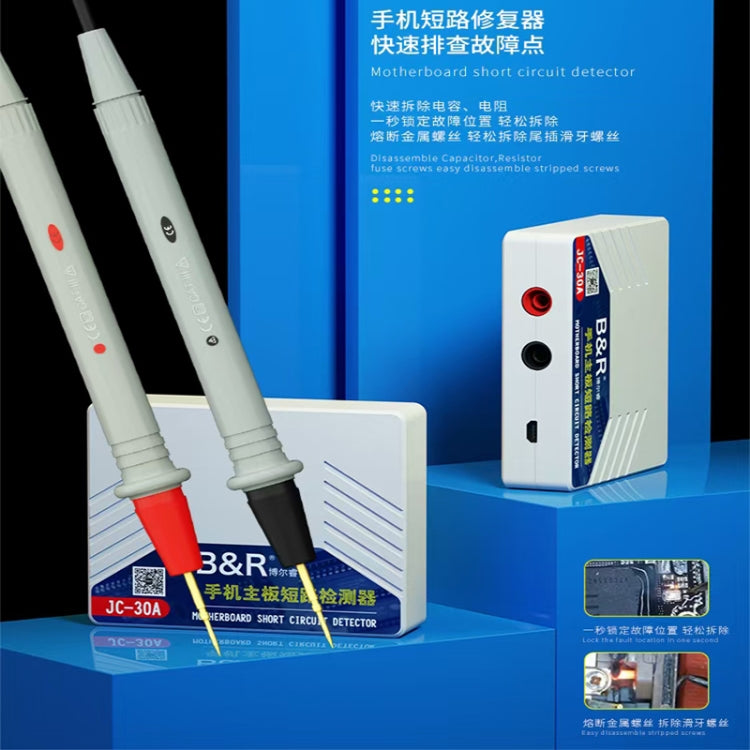 B＆R JC-30A超電流手機主板短路檢測器維修工具, B&R JC-30A