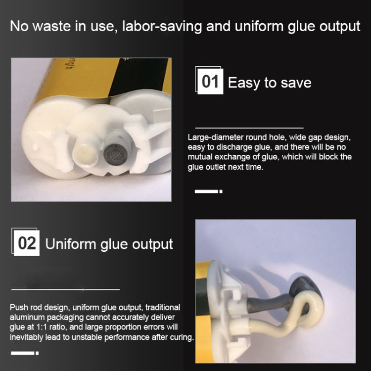 50g AB Glue Iron Stainless Steel Aluminium Alloy Household Repair Quick-drying Welding Glue