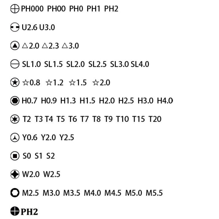 WEEKS 64 合 1 拆卸工具螺絲刀套裝