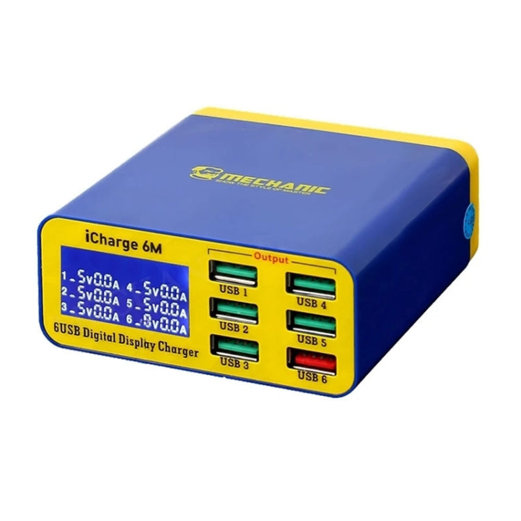 Mechanic icharge 6M QC 3.0 USB 智能充電器支持快速充電帶 LCD，歐規