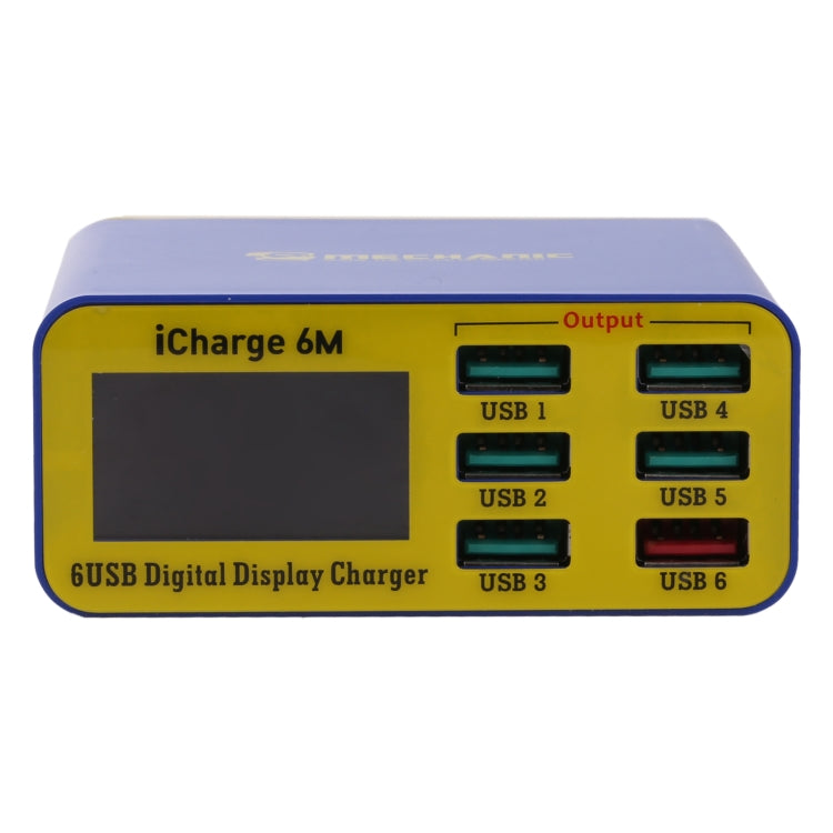 Mechanic icharge 6M QC 3.0 USB 智能充電器支持快速充電帶 LCD，歐規