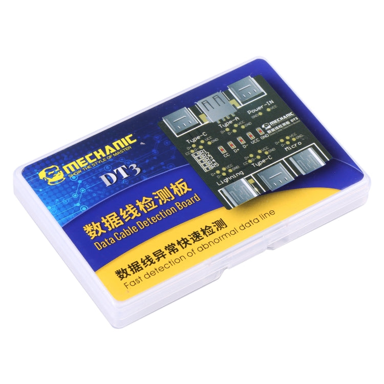 MECHANIC DT3 USB數據線檢測板 短路開關測試儀