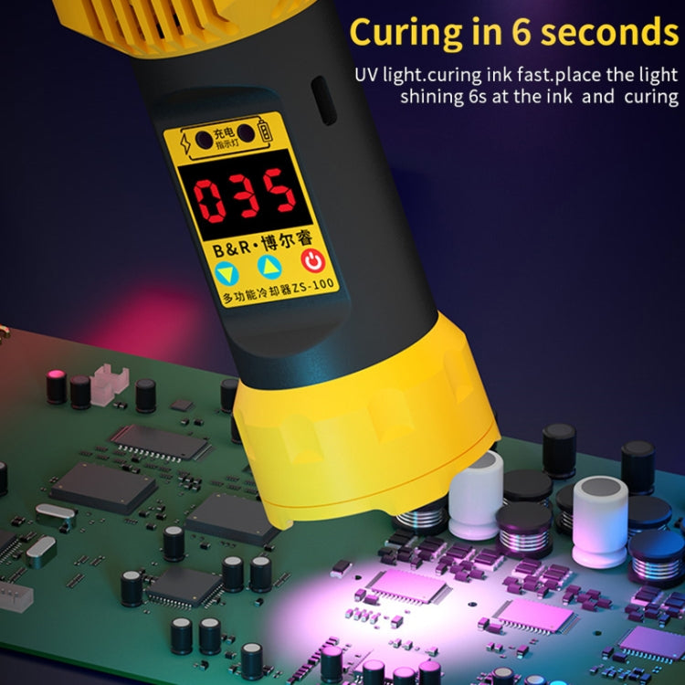 B＆R ZS-100 2合1 UV固化燈 +風扇冷卻器維修工具