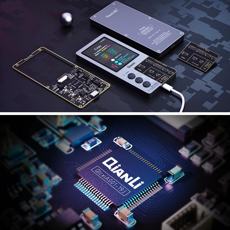 For iPhone 6 - 14 Pro Max 5 in 1 Qianli iCopy Plus 2.2 Repair Detection Programmer Set