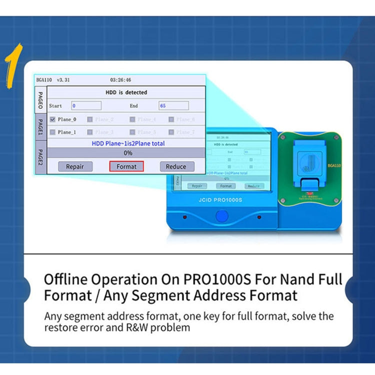 JC BGA110 Nand 模塊 適用於 iPhone 8 ~ 11 Pro Max