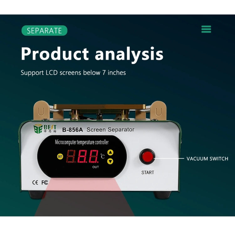 BST-B-856A AC220V電動真空液晶屏幕分離器，歐規