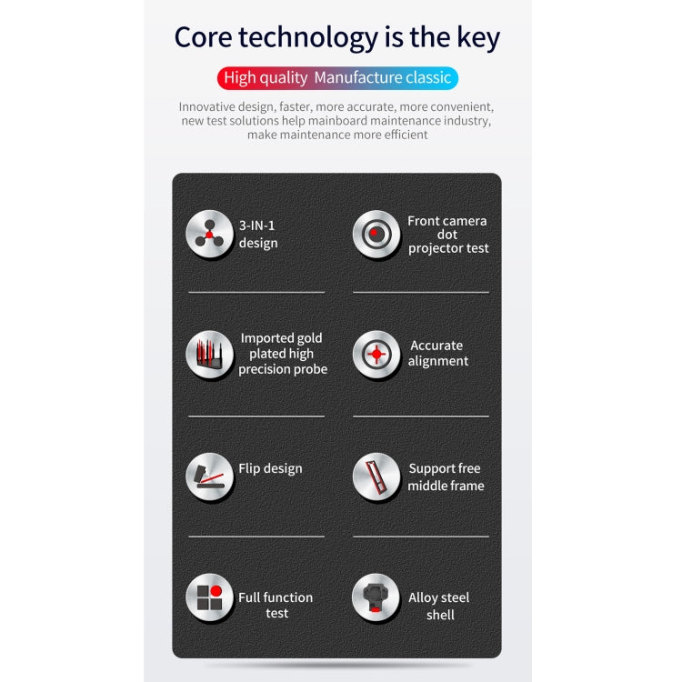 AiXun FC3-11主板分層測試夾具 適用於iPhone 11/11 Pro/11Pro Max