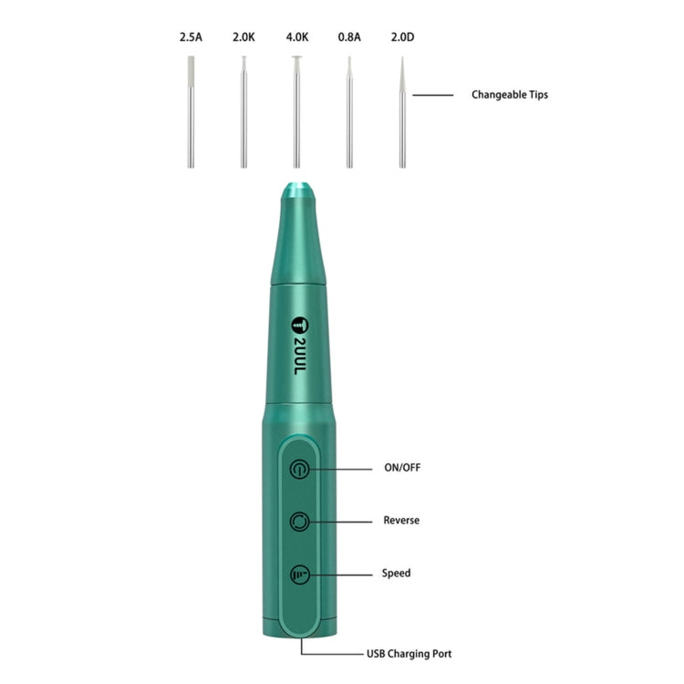 2UUL DA81 充電式拋光打磨筆，用於手機維修