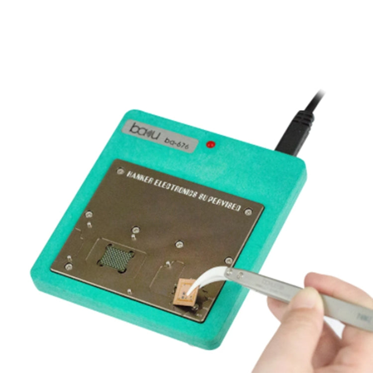 BAKU BA-676 110V-120V 多功能 PCB IC 除膠恆溫加熱平台，適用於iPhone X / XS / XS Max / 11 / 11 Pro / 11 Pro Max，國標