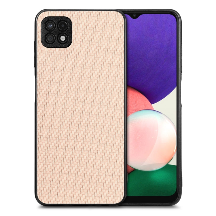 纖維紋 貼皮手機殼, For Samsung Galaxy A14 5G, For Samsung Galaxy A22 4G, For Samsung Galaxy A22 5G, For Samsung Galaxy A32 5G, For Samsung Galaxy A54 5G