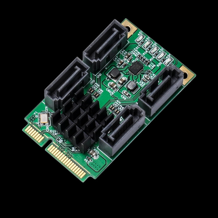 4端口SATA III 6G Mini PCI Express Marvel 88SE9215控制器卡