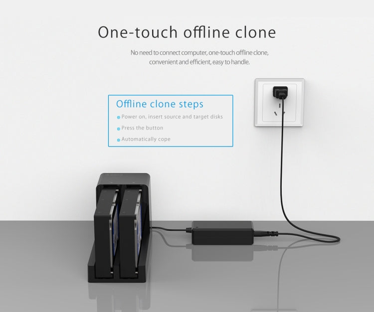 ORICO 6528US3-C  2.5英寸/3.5英寸雙盤位USB3.0硬盤通用拷貝機