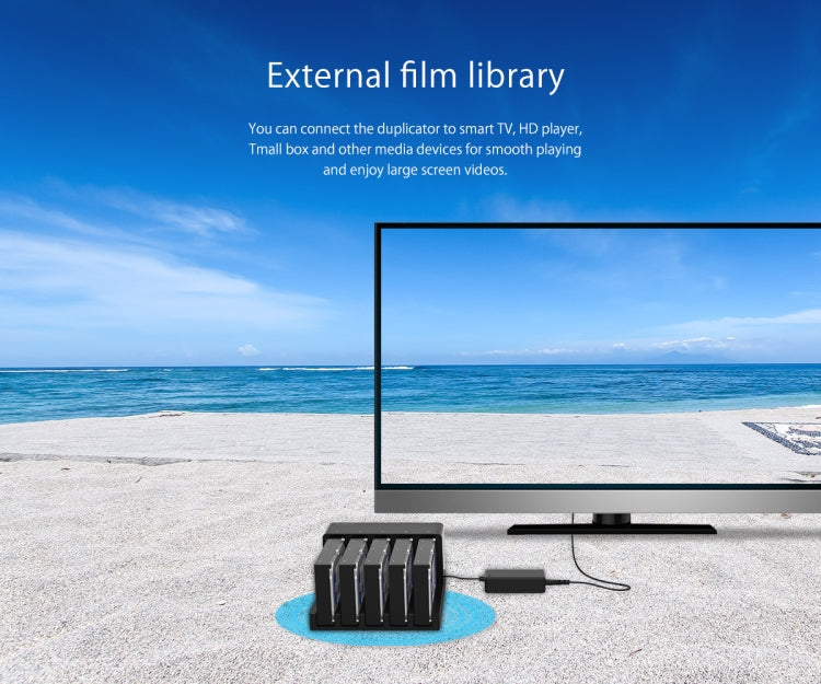 ORICO 6558US3-C 2.5英寸/3.5英寸五盤位USB3.0硬盤通用拷貝機
