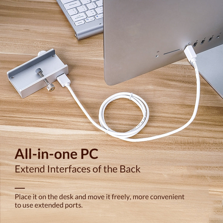 ORICO MH2AC-U3 鋁合金2口USB3.0/SD卡槽集線器帶卡扣