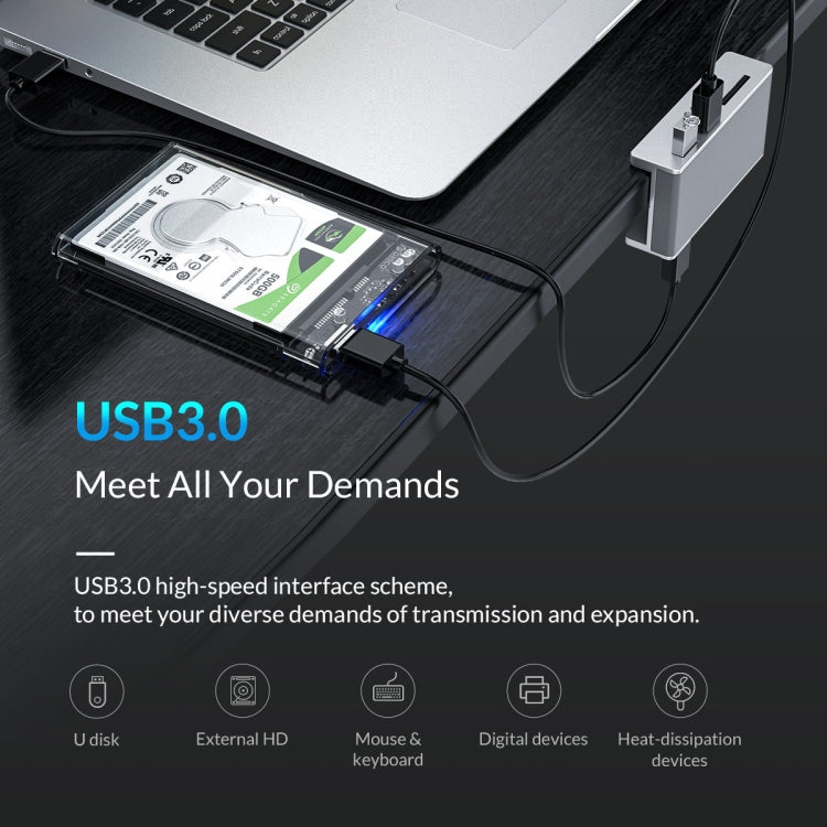 ORICO MH2AC-U3 鋁合金2口USB3.0/SD卡槽集線器帶卡扣