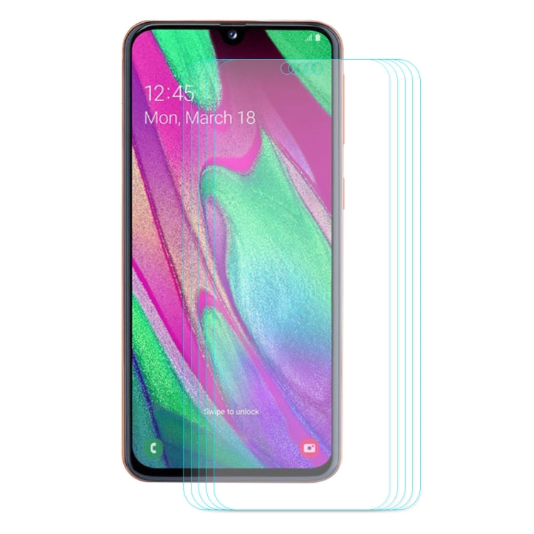 草帽王子 5片裝 三星Galaxy A40 0.26mm 9H 2.5D弧邊鋼化玻璃保護膜