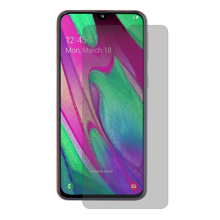 草帽王子 三星Galaxy A40 0.26mm 9H 2.5D高級防窺鋼化玻璃保護膜 不晃眼真防窺膜