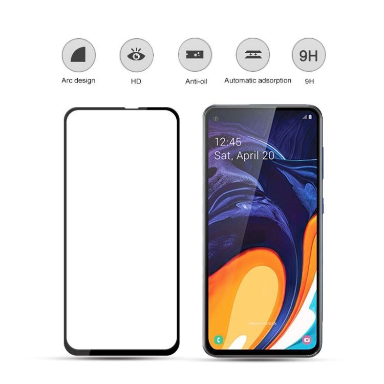 mocolo 三星 Galaxy A60 0.33mm 9H 2.5D全膠絲印全屏鋼化玻璃保護膜