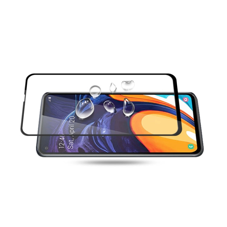 2Pcs mocolo 三星 Galaxy A60 0.33mm 9H 2.5D全膠絲印全屏鋼化玻璃保護膜