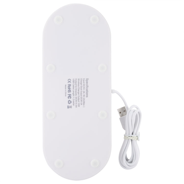 HQ-UD15 三合一 可旋轉無線充電底座帶支架 適用於手機 / iWatches / AirPods