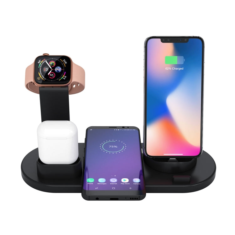 HQ-UD15 三合一 可旋轉無線充電底座帶支架 適用於手機 / iWatches / AirPods