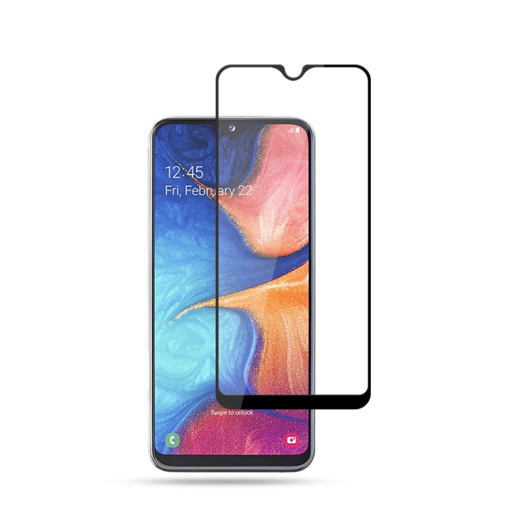 mocolo Galaxy A20e 0.33mm 9H 2.5D全膠全屏鋼化玻璃保護膜 (黑）