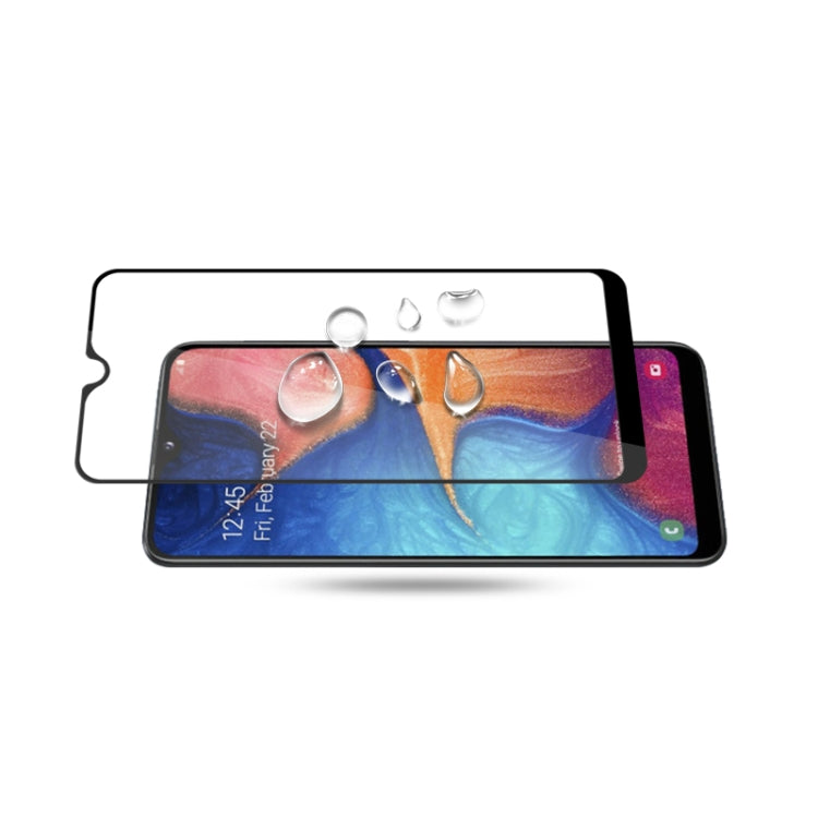 mocolo Galaxy A20e 0.33mm 9H 2.5D全膠全屏鋼化玻璃保護膜 (黑）