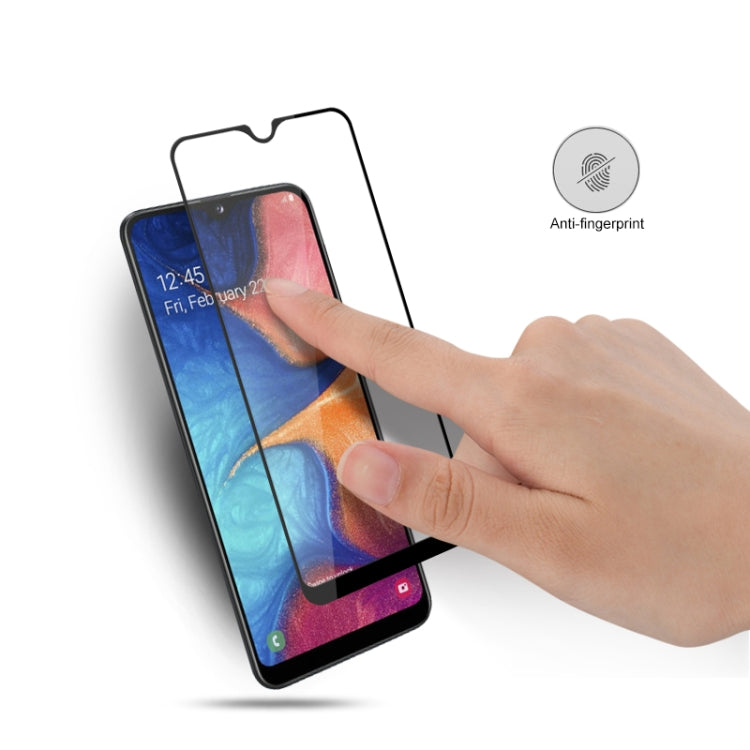mocolo Galaxy A20e 0.33mm 9H 2.5D全膠全屏鋼化玻璃保護膜 (黑）