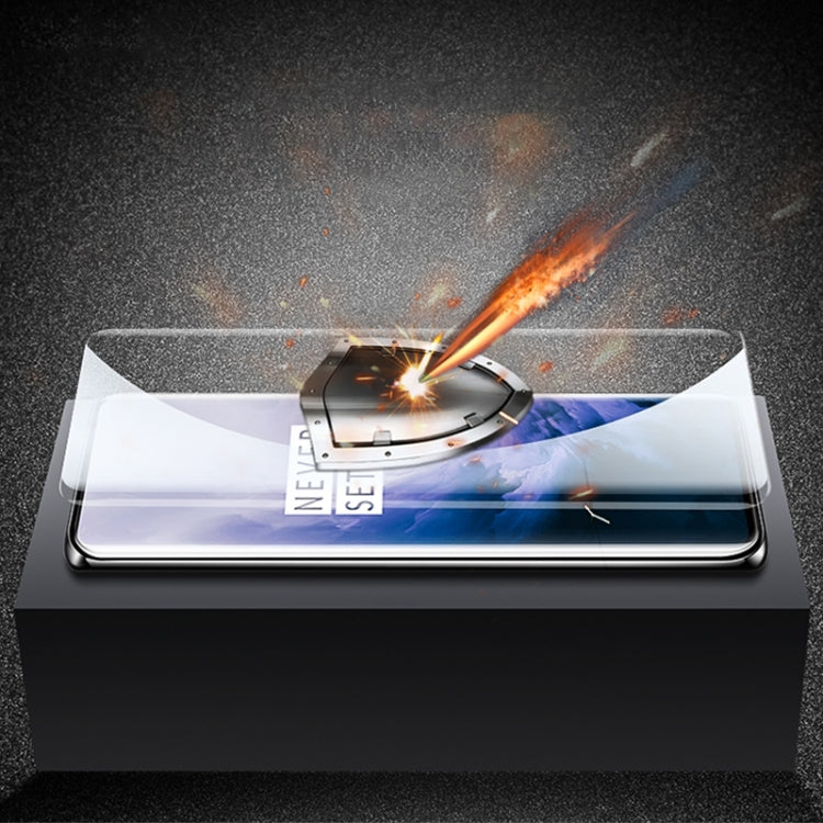 mocolo Oneplus 7 Pro 9H 3D 全屏曲面UV保護膜 (透明）