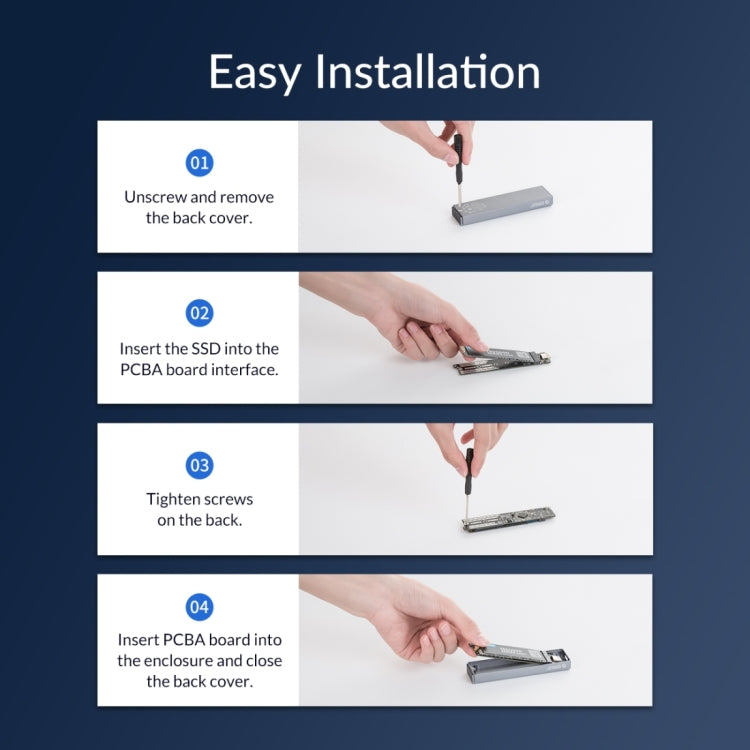 ORICO M2PJM-C3 M.2 SSD雙協議硬盤盒